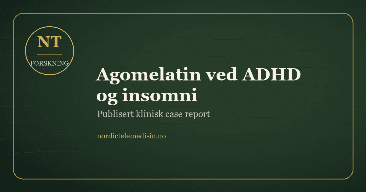 Artikkelillustrasjon til Agomelatin ved ADHD med insomni: forbedret søvn og konsentrasjon